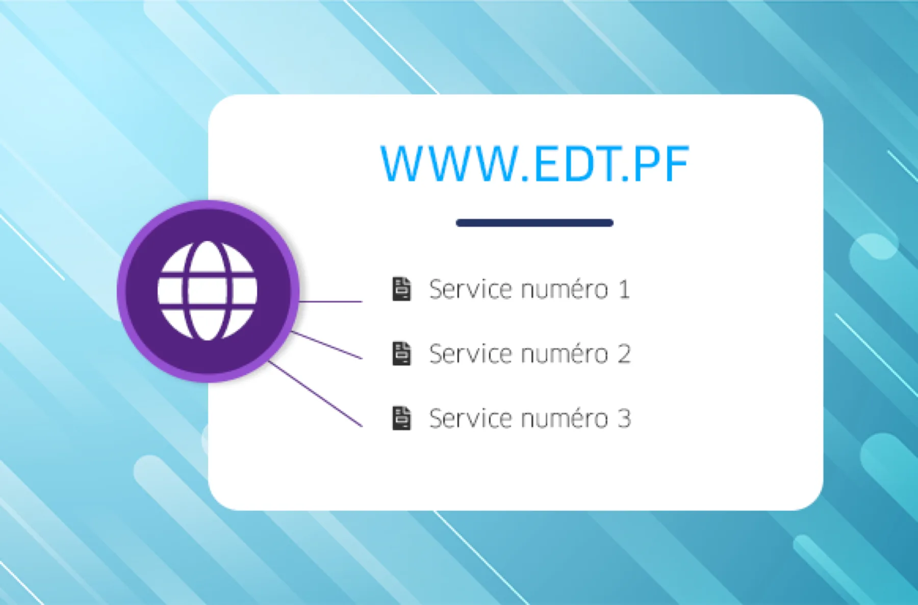 Infographie digitale réalisée pour EDT